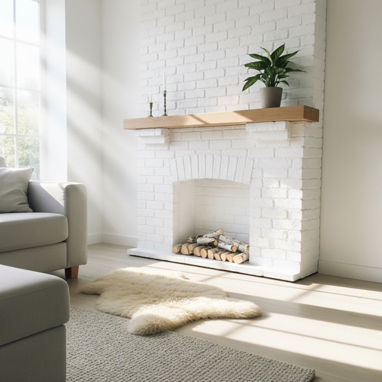 14 Faux Fireplace Ideas That Look Real
