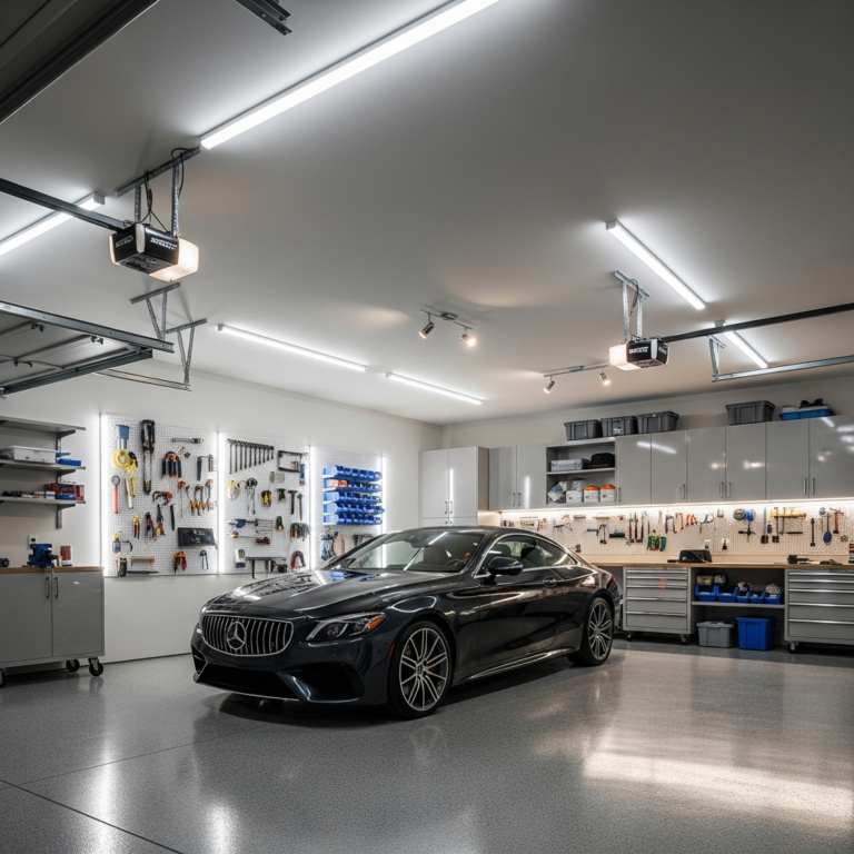 15 Garage Lighting Ideas That Brighten the Space