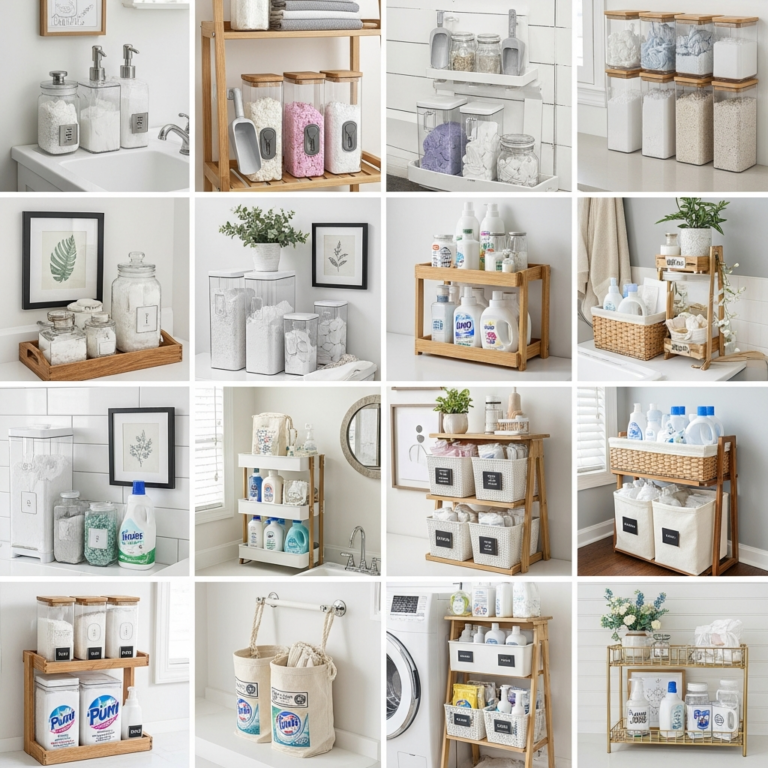 16 Laundry Detergent Storage Ideas That Stay Organized