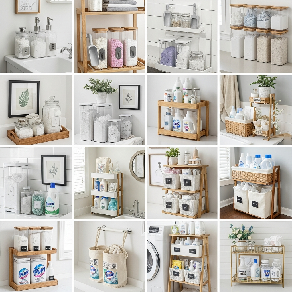 16 Laundry Detergent Storage Ideas That Stay Organized