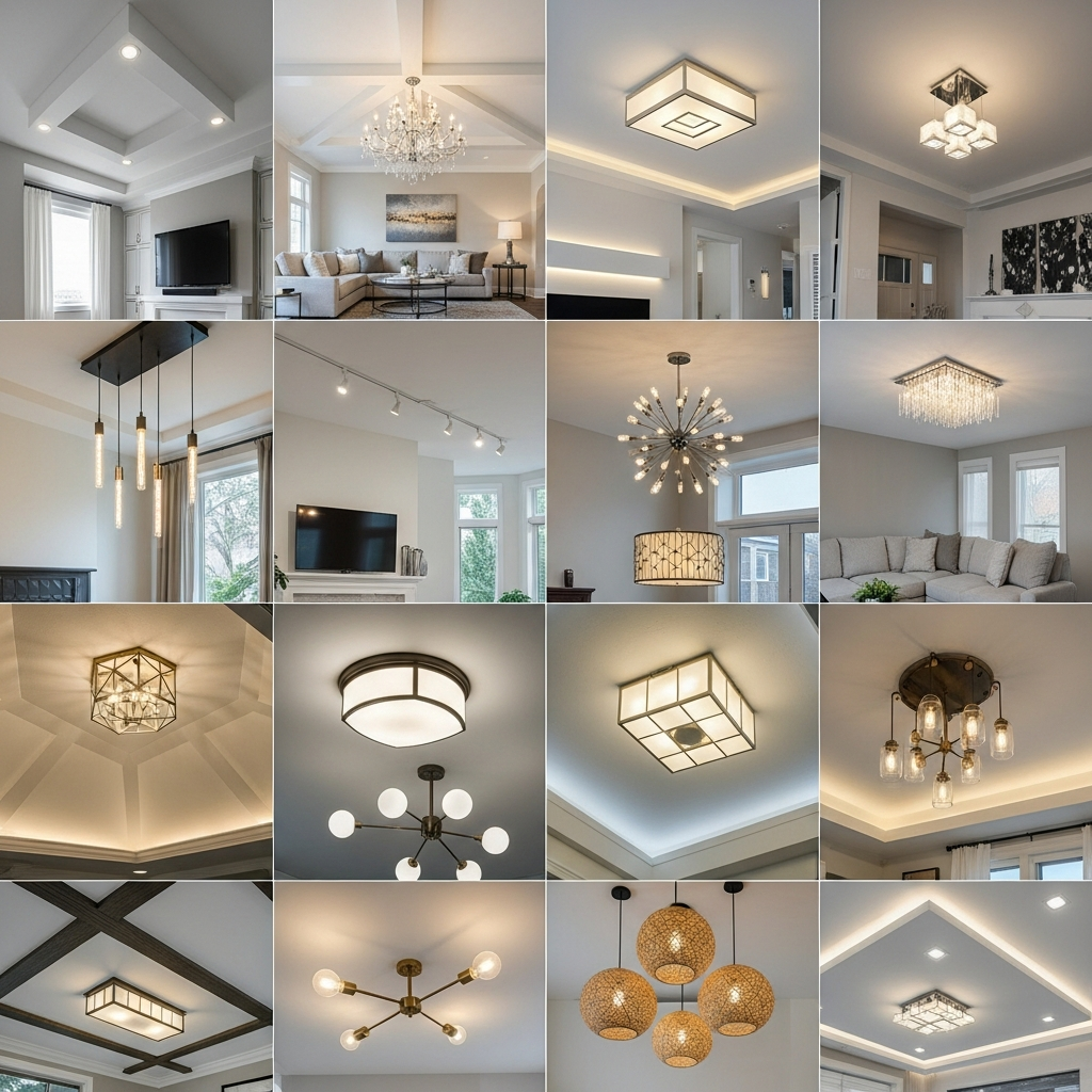 18 Living Room Ceiling Lighting Ideas That Shine