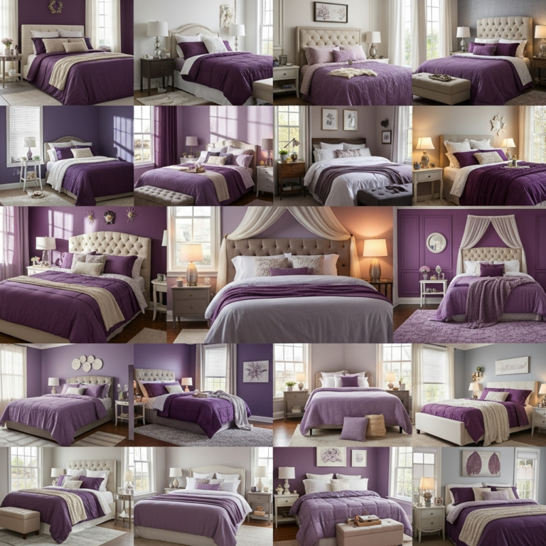 20 Purple Bedroom Ideas That Feel Cozy