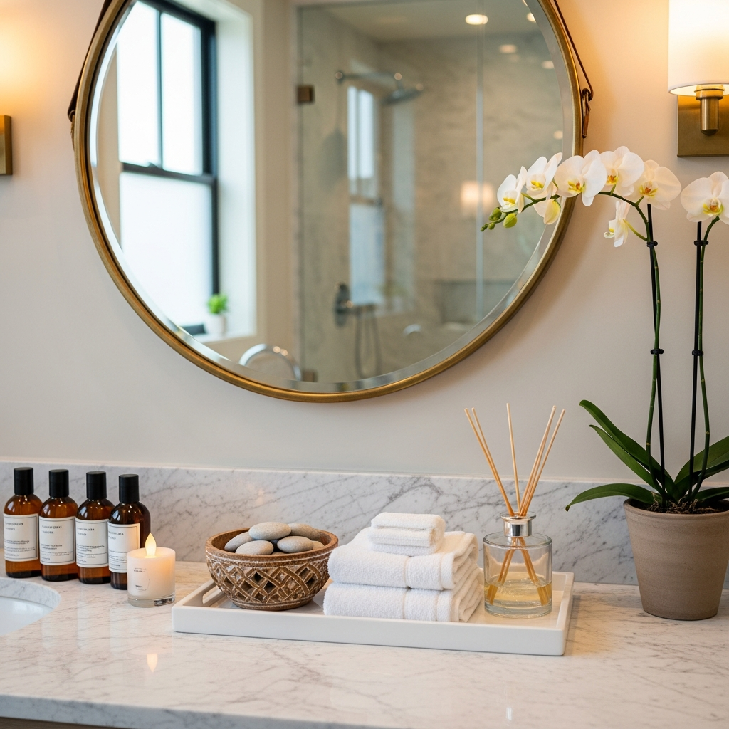 15 Bathroom Counter Decor Ideas That Look Elegant