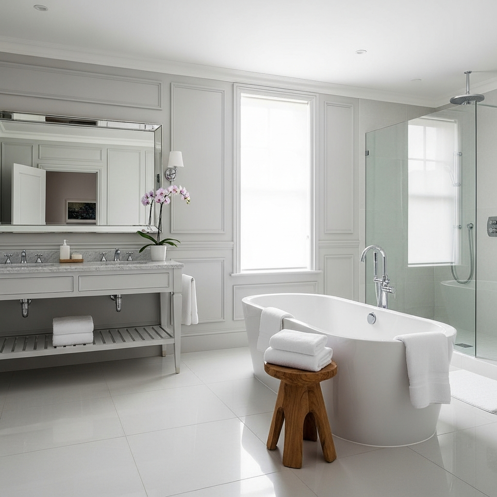 20 Bathroom Wall Paneling Ideas for a Luxury Feel