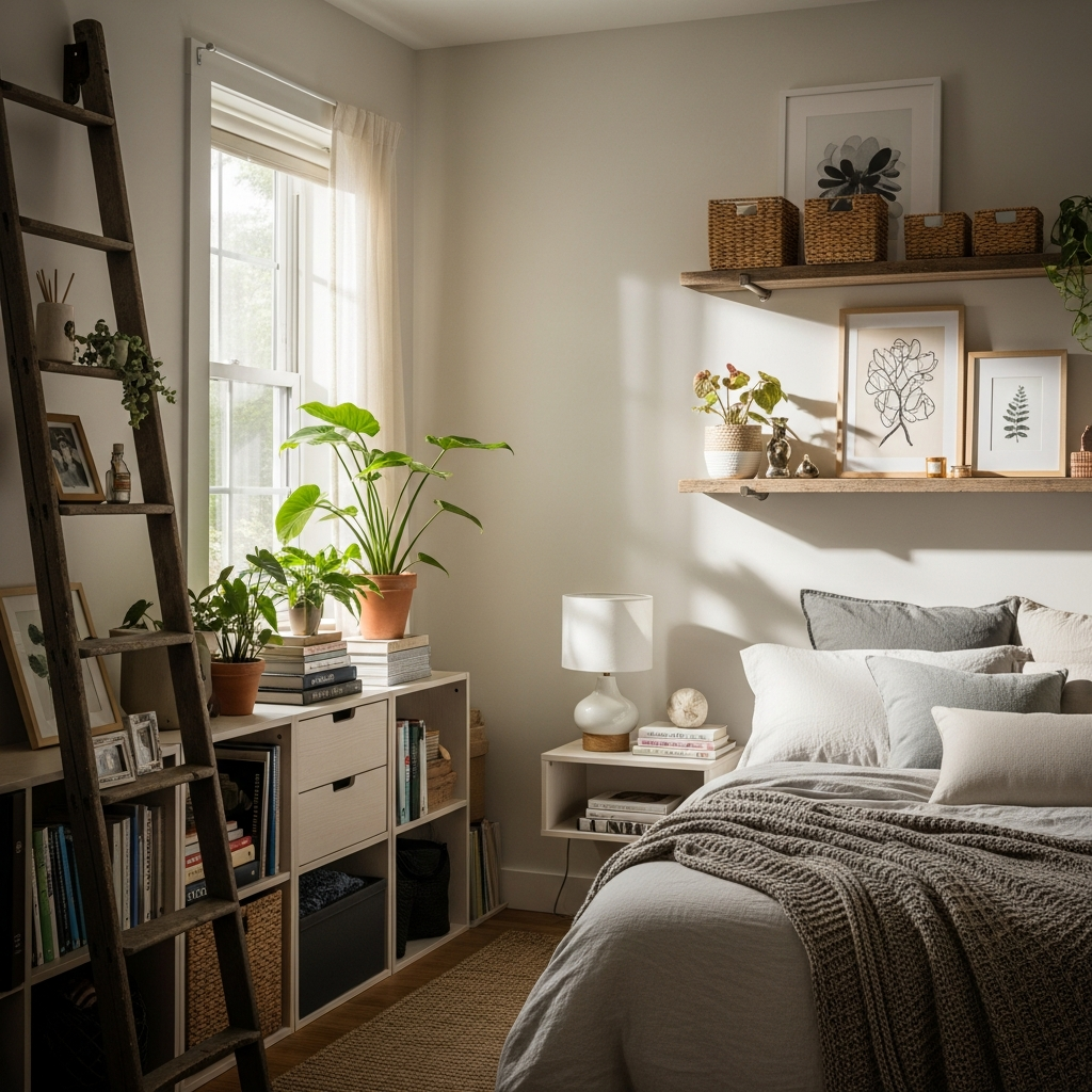 16 Bedroom Shelving Ideas That Save Space