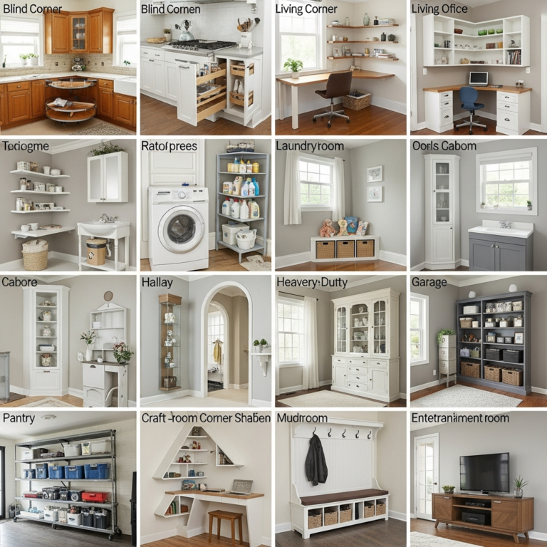 15 Corner Cabinet Ideas That Maximize Space