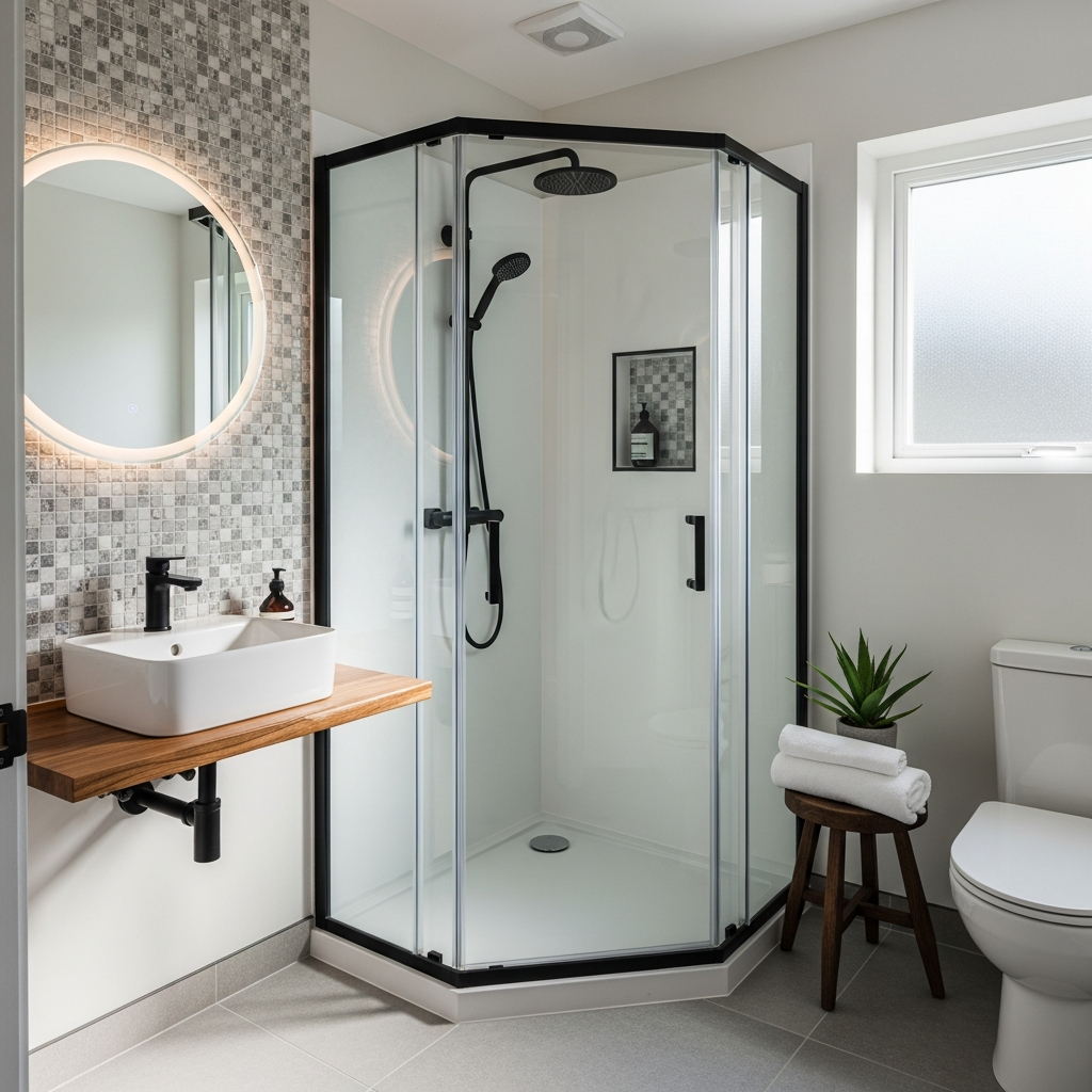13 Corner Shower Ideas for Small Bathrooms