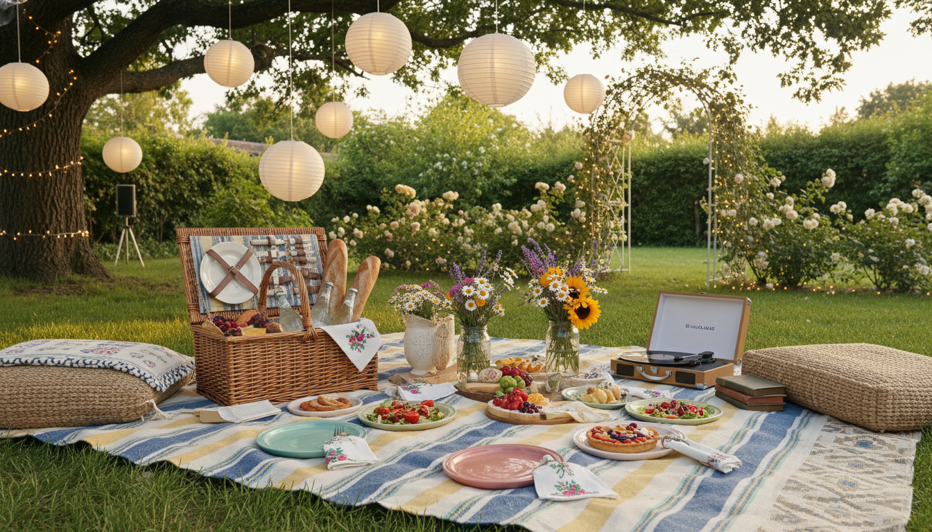 15 Summer Picnic and Garden Decor Ideas for Outdoor Gatherings