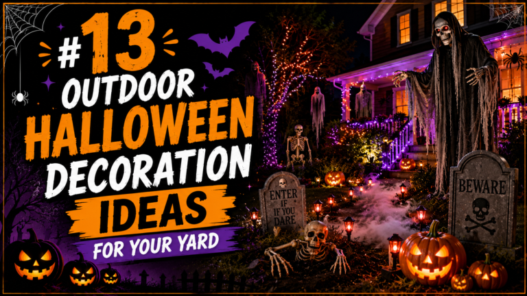 13 Outdoor Halloween Decoration Ideas for Your Yard